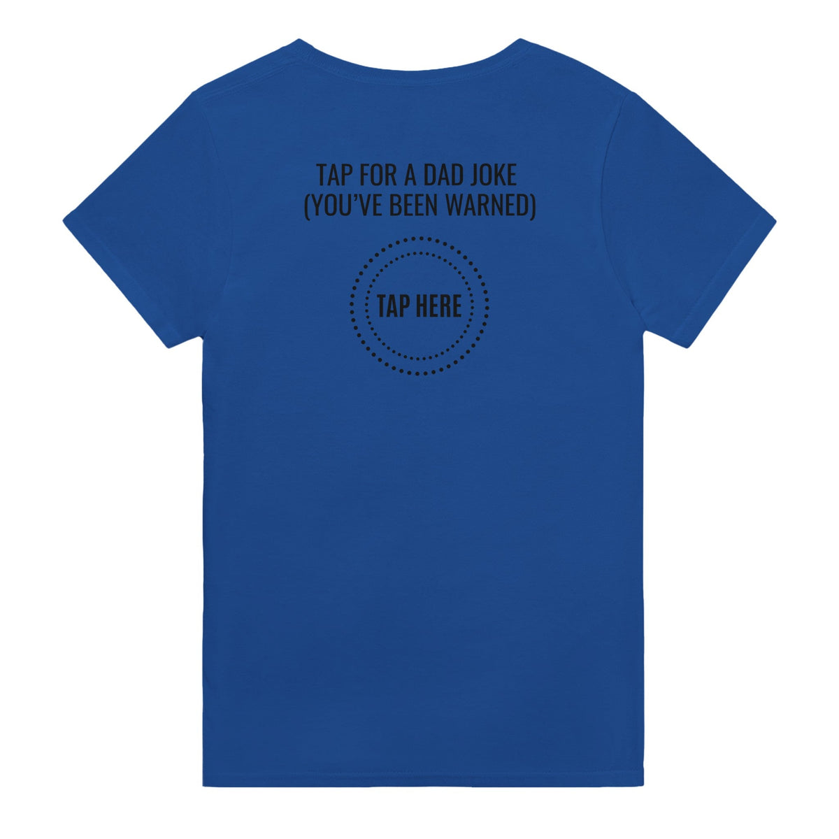 Tap For a Dad Joke Funny Cotton T-Shirt