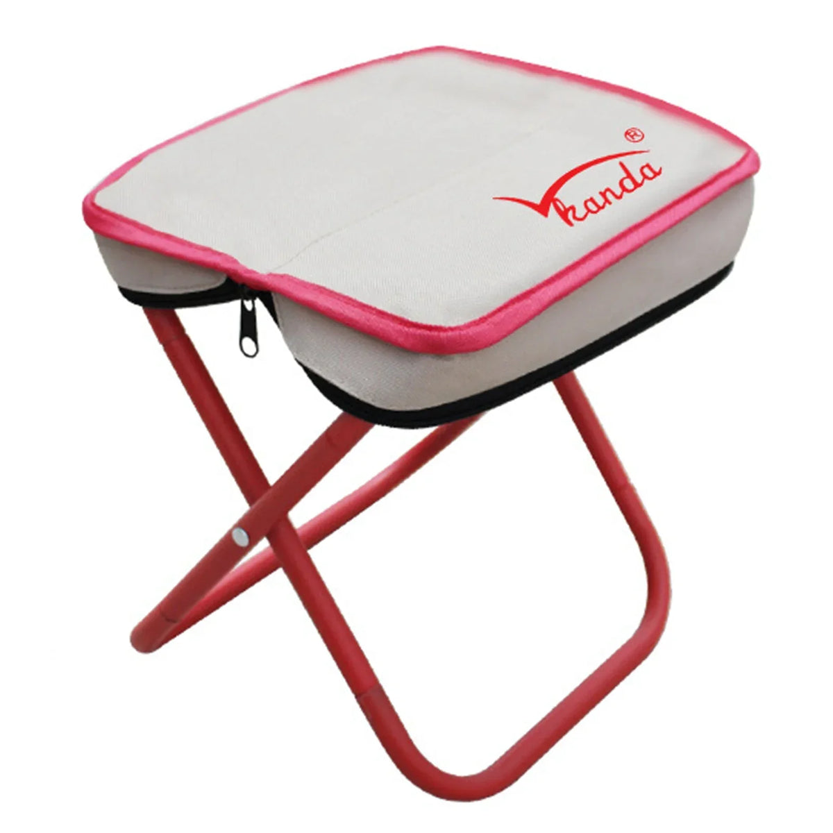 Space-Saving Lightweight Stainless Steel Foldable Stool