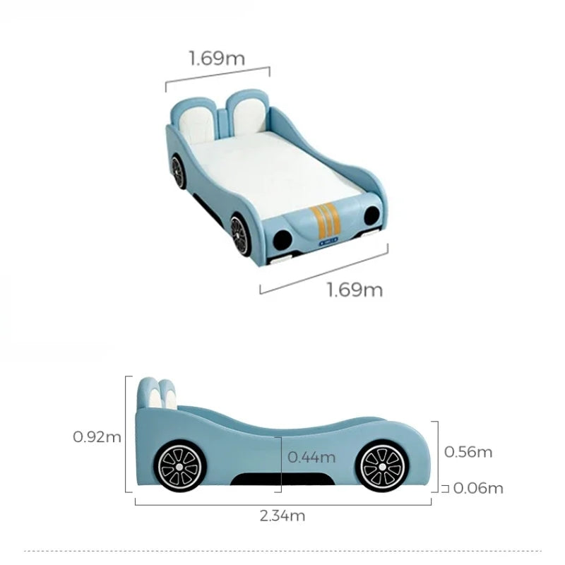 Turbo Race Car Cozy Dreamy Kids Bed