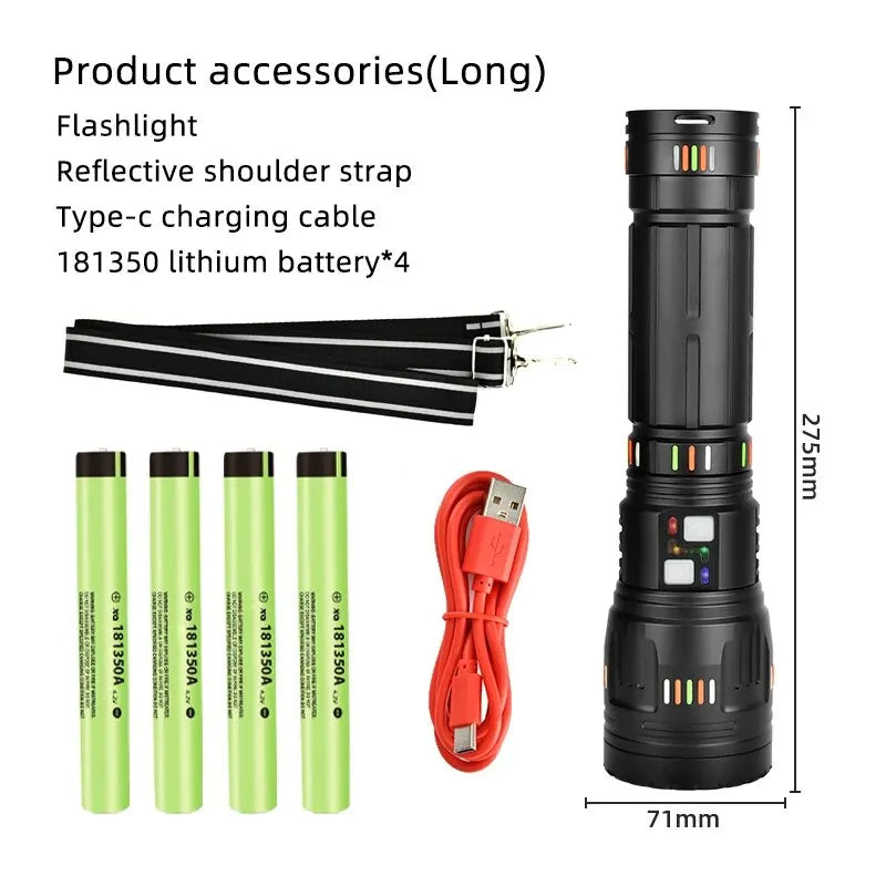 Long-Range Extreme Power Tactical Adventure Flashlight