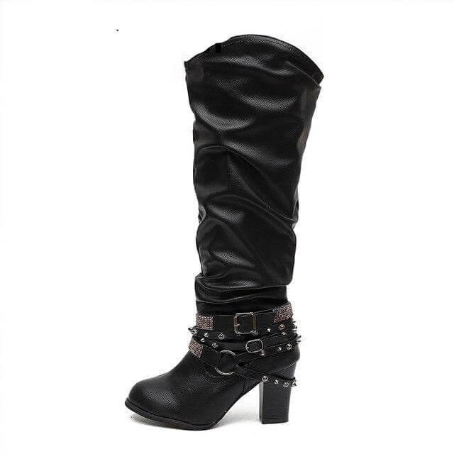 Designer Stylish Mid-calf Non-slip Female Boots