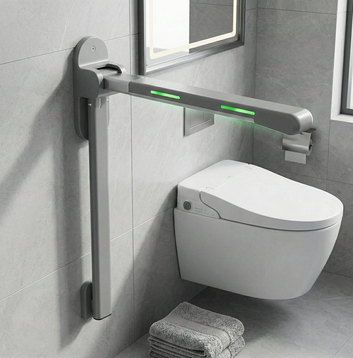 Stability Rail Slim Profile Elder Support Safety Rail