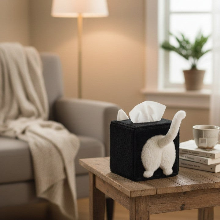 Cat Butt Quirky Tissue Box