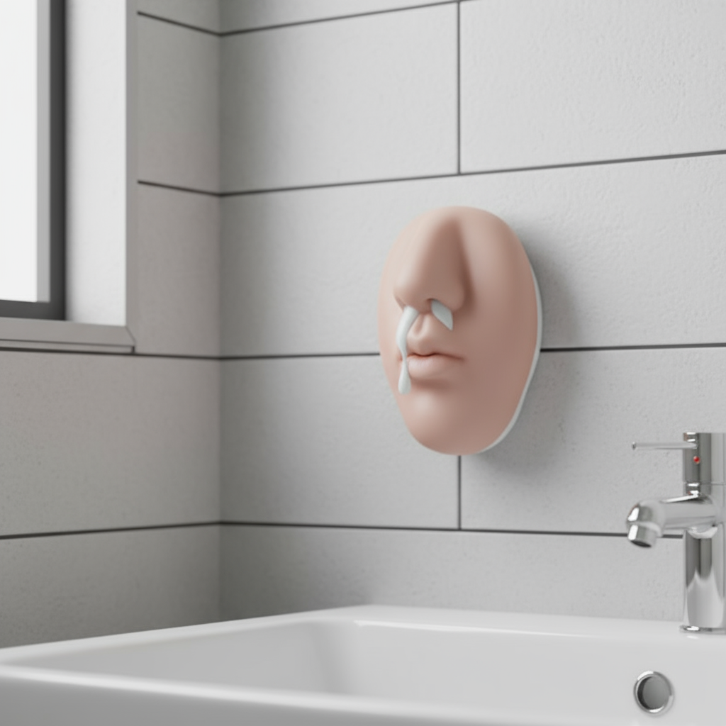 Realistic Nose Shape Wall-Mounted Prank Soap Dispenser