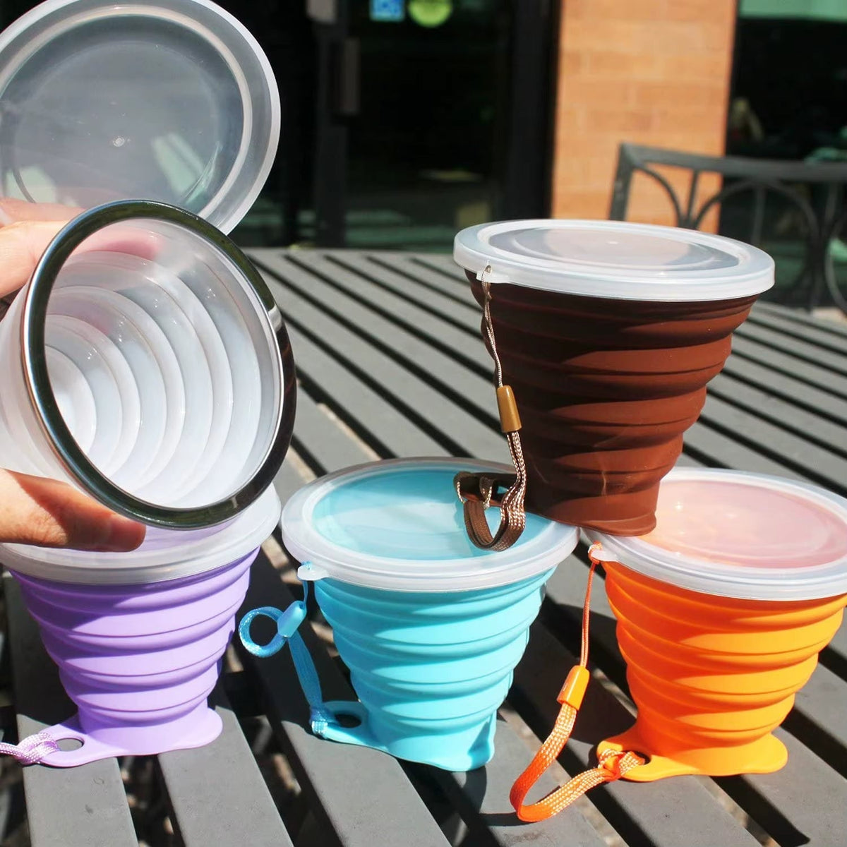 Foldable Easy Silicone Travel Mug
