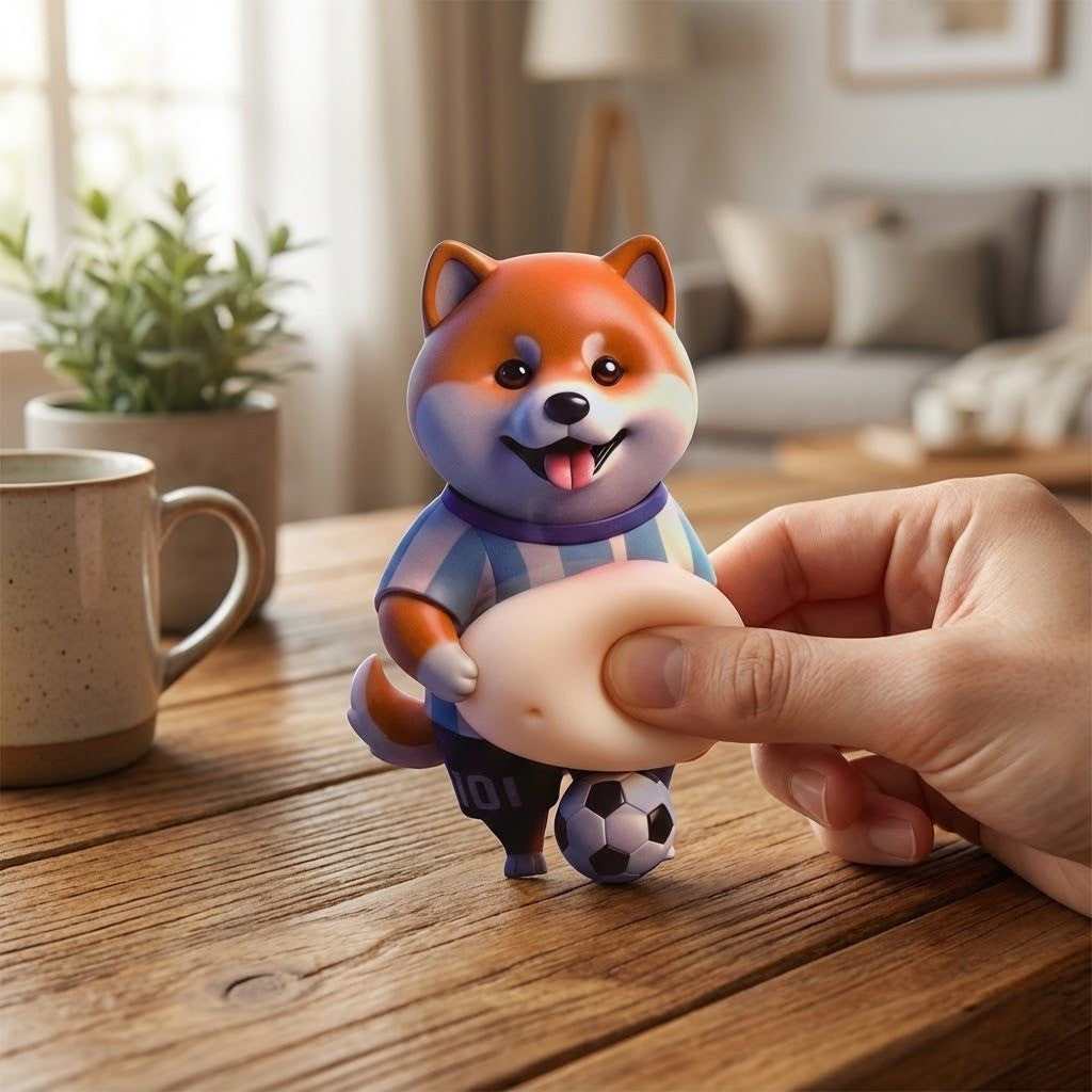 Chubby Shiba Silicone Sticker Protector