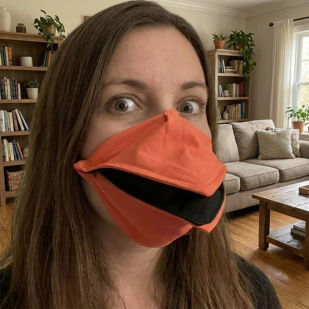 Big Duck Mouth Face Mask