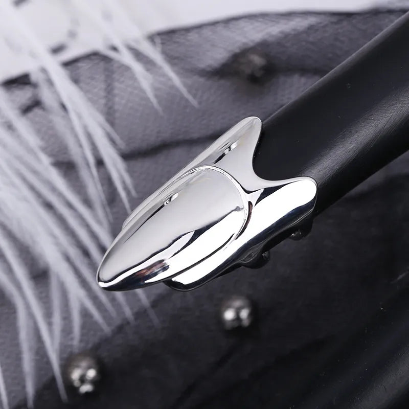 Elegant Fingertip Chic Gothic Slim Metal Nail Rings