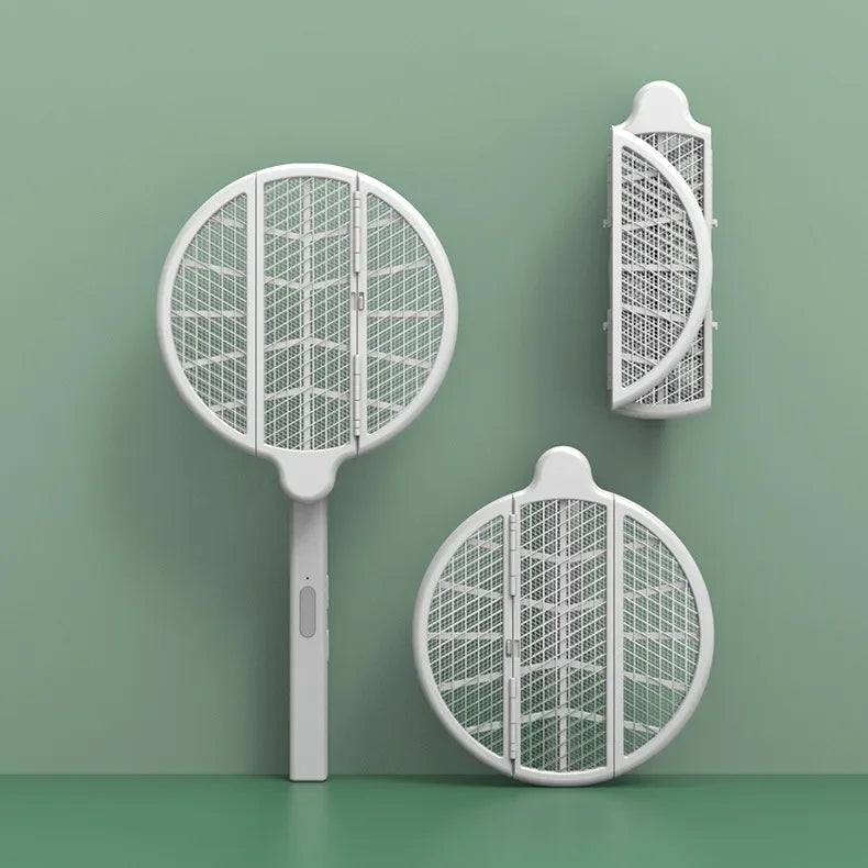 Foldable Automatic Lamp Mosquito Zapper Racket