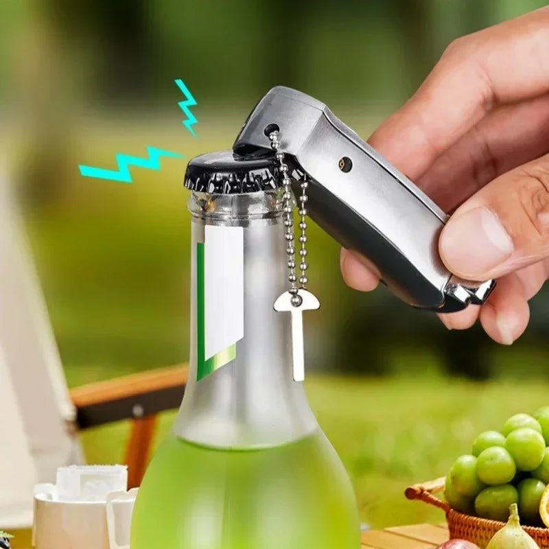 Outdoor Portable Metal Folding Knife Lighter