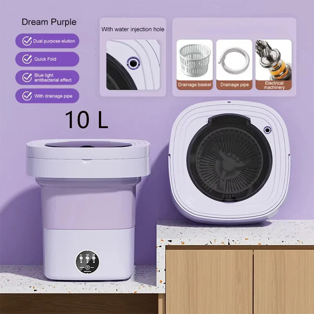 Clean Jet Portable Travel-Ready Washing Machine