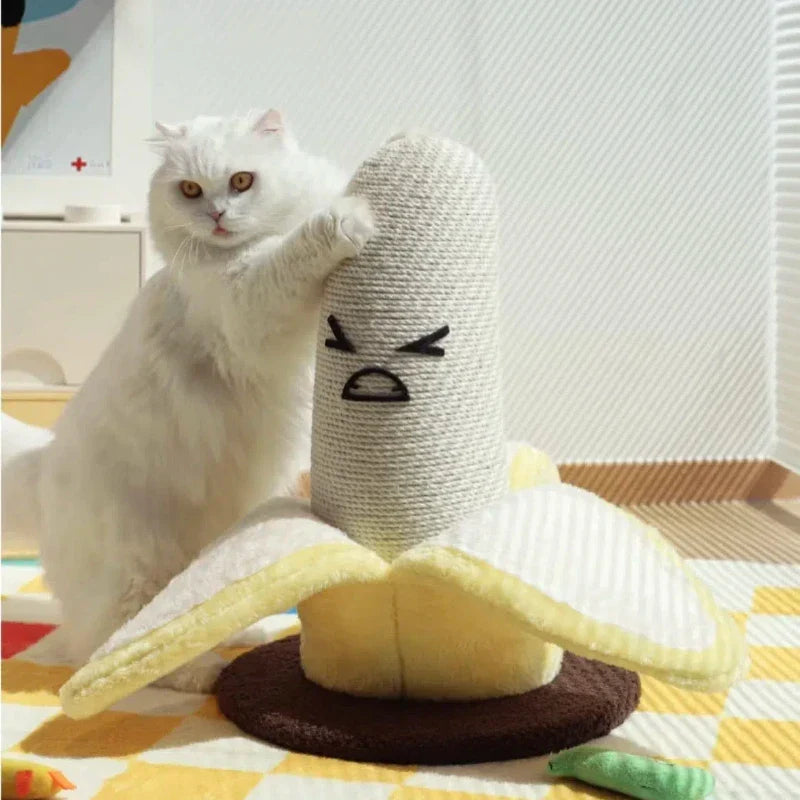 Scratch Ready Banana Pet Play Tower