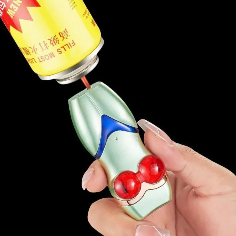 Glowing Bikini Windproof Jet Torch Lighter