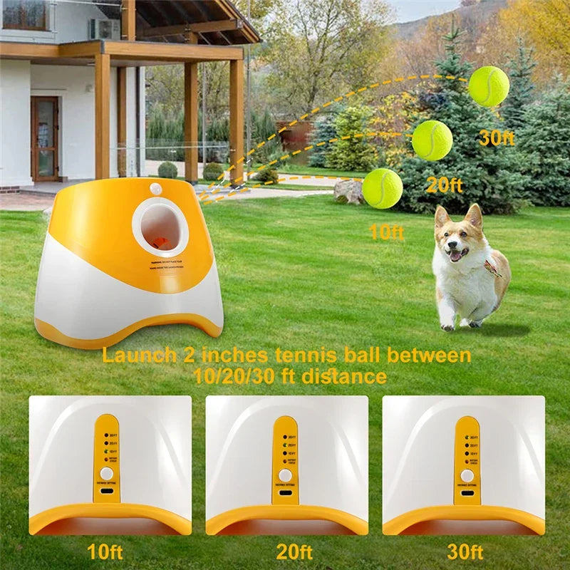 Pet Interactive Automatic Ball Launcher