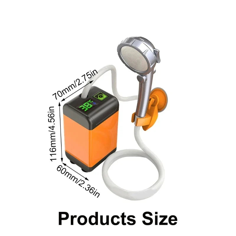 Go Travel Portable Rechargeable USB Outdoor Shower Pump