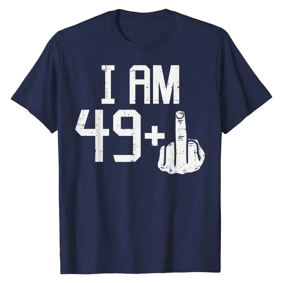 49 Plus Middle Finger Sarcastic T-Shirt