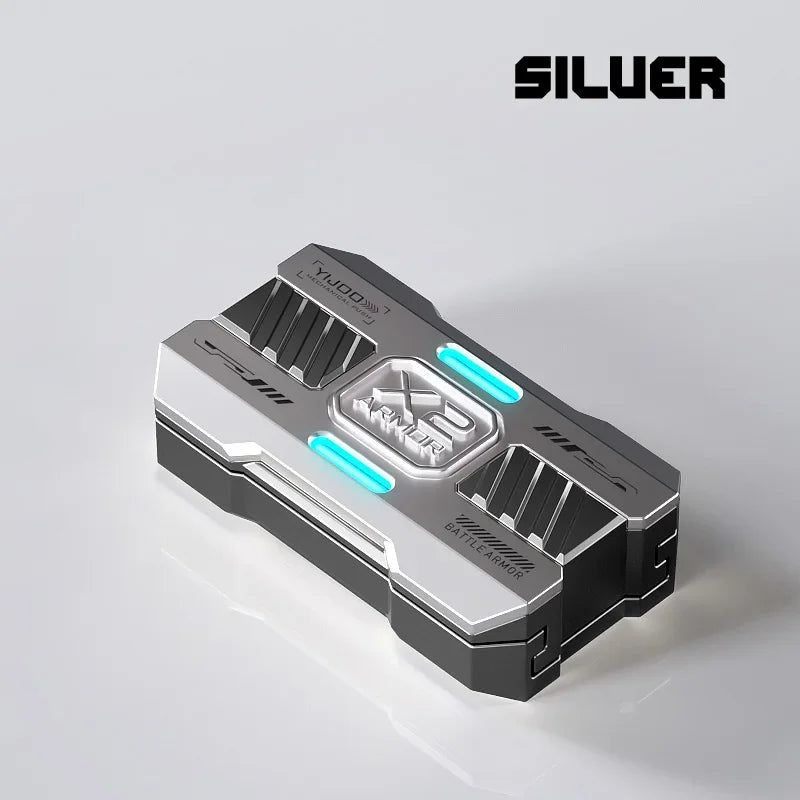 Luminous Magnetic Push Slider Metal Fidget