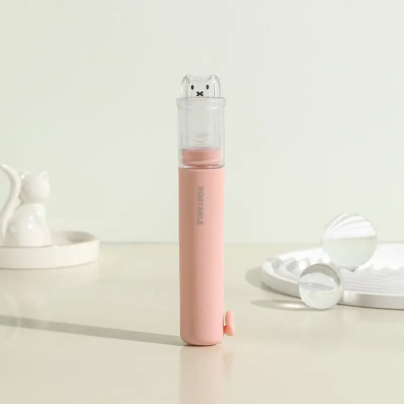2in1 Cute Bear Travel Kids Toothbrush Set