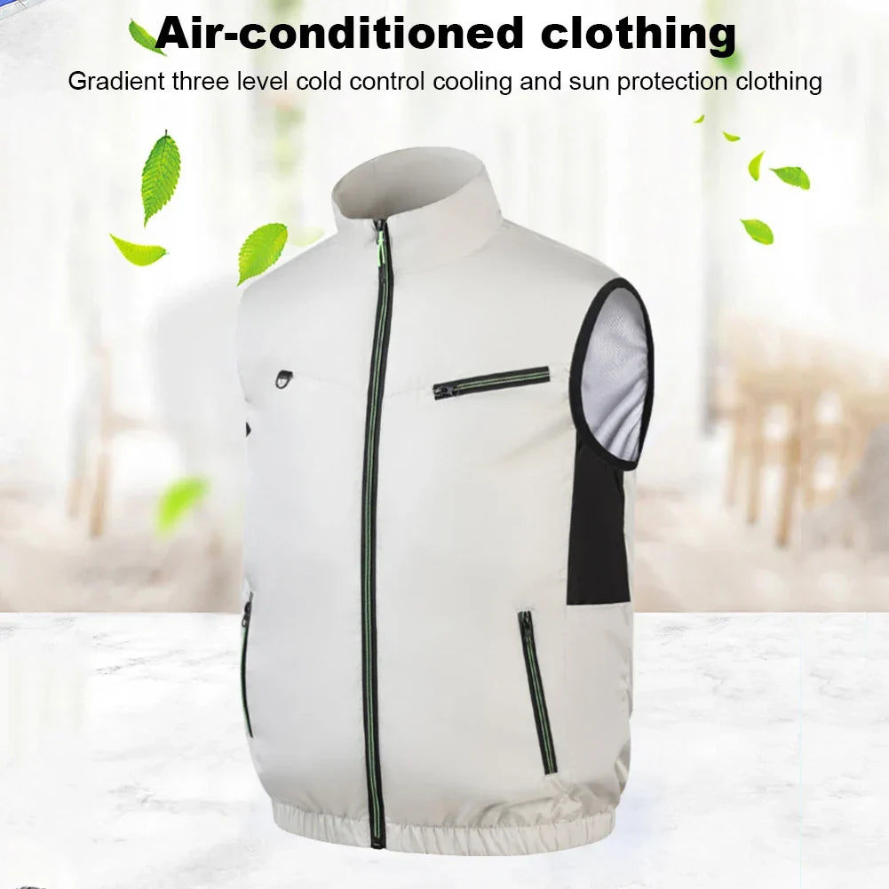 Ultra Breeze Built-In Fan Lightweight Summer Cooling Vest