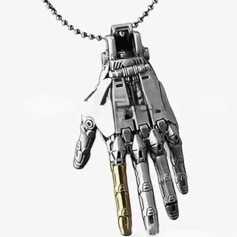 Robotic Mechanical Hand Necklace