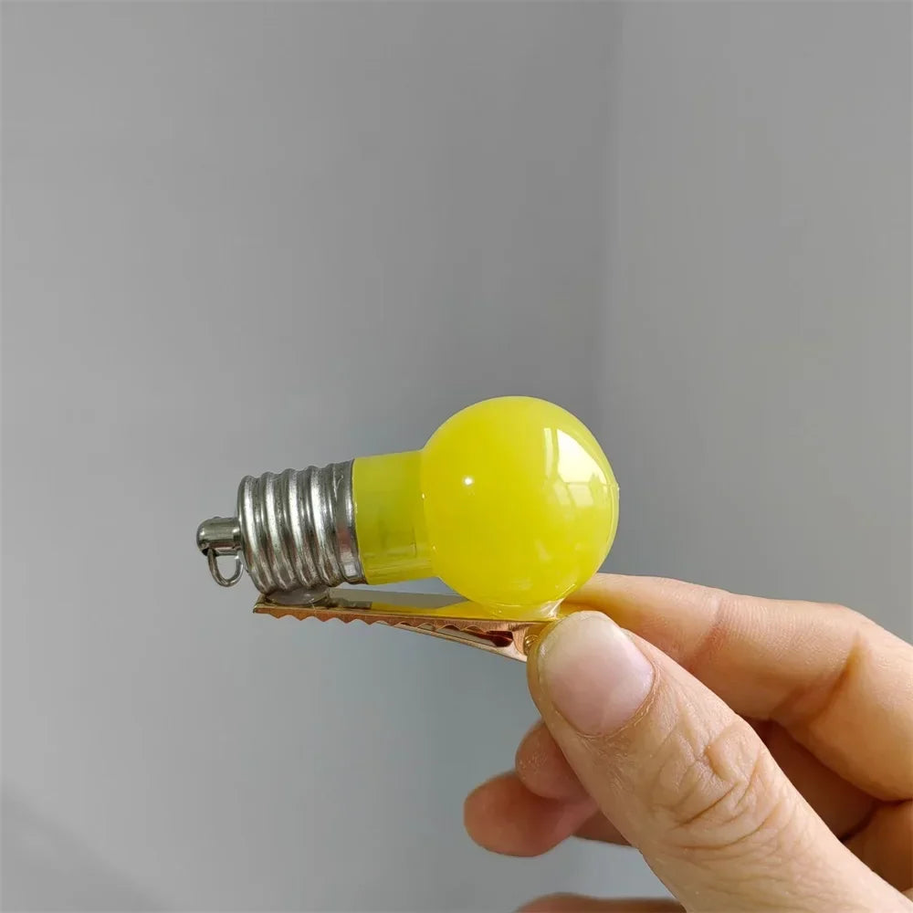 Luminous Bulb Creative Hairpin