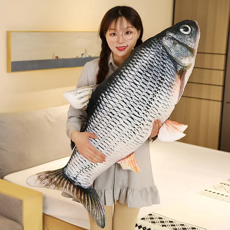 Giant Fish Plush Realistic Pillow