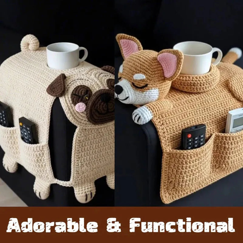 SitBoy Dog Figure Sofa Armrest Remote Organizer
