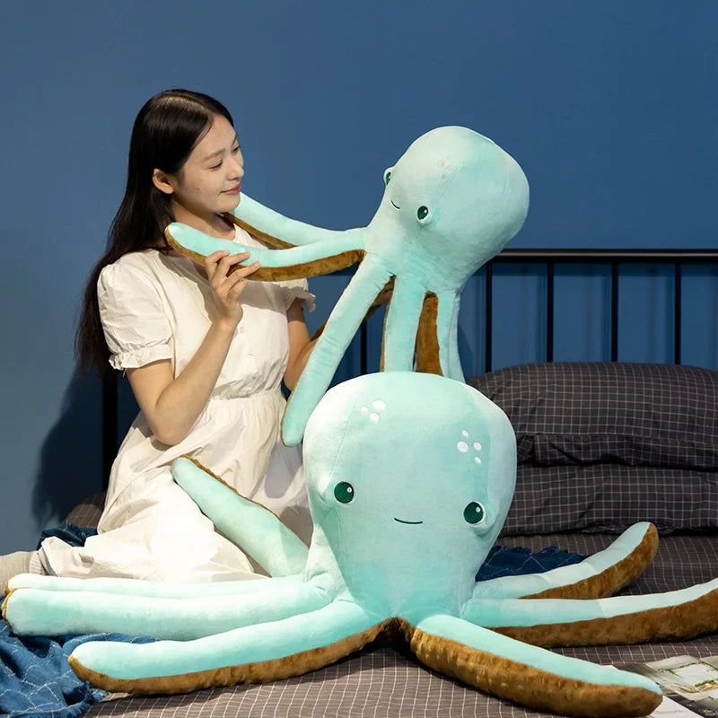 Long Tentacles Happy Octopus Plush Toy