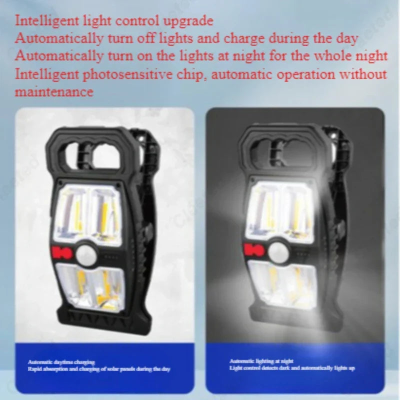 Solar Powered Super Bright Waterproof Lamp
