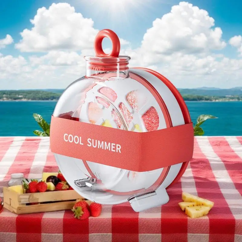Cool Summer Globe Shape Drink Bottle