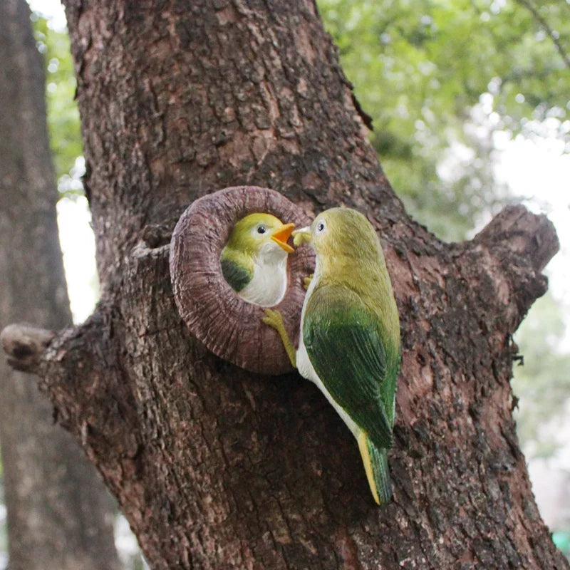 Lovebirds Tree Hug Wall Hanging Decor