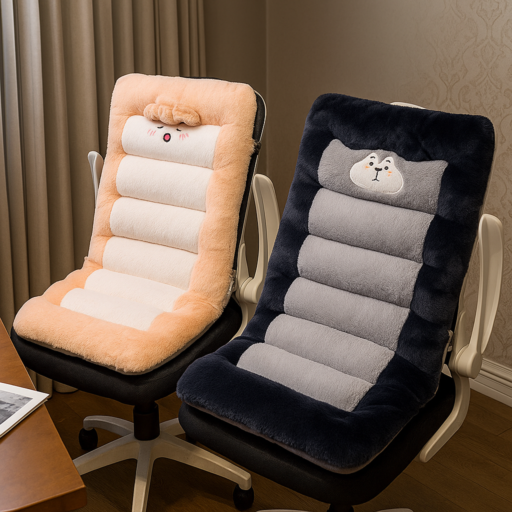 Plush Nest Back Cushion Seat Support Pad