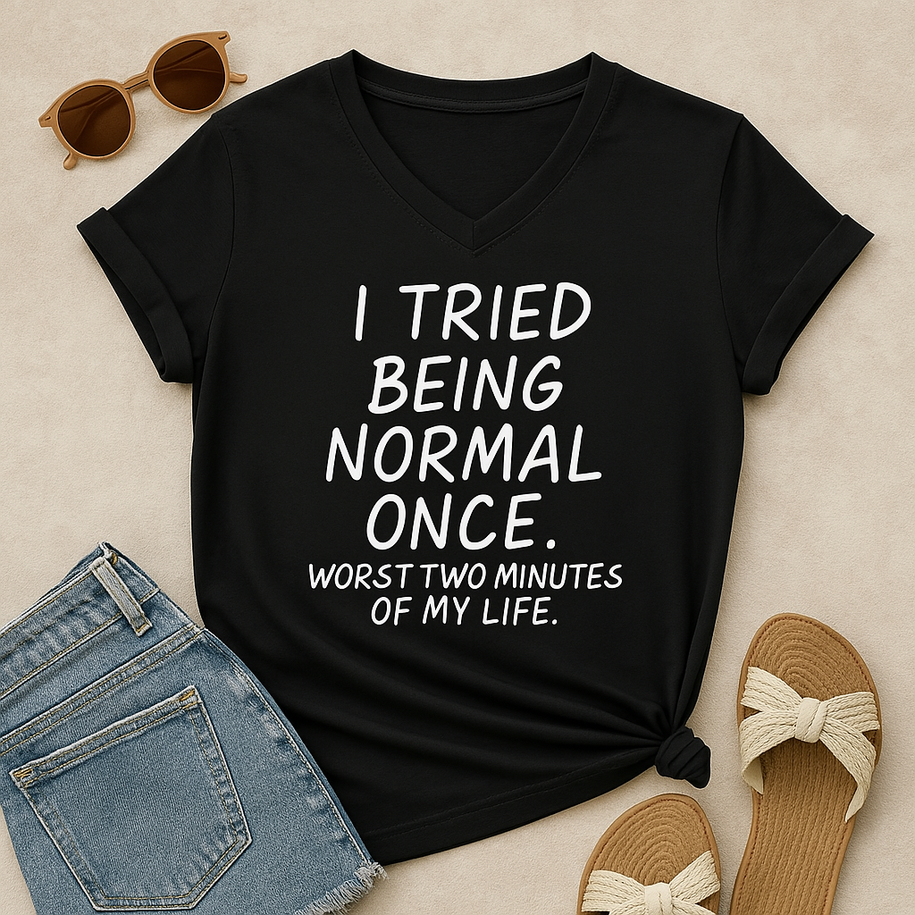 I Tried Being Normal Once Statement T-Shirt