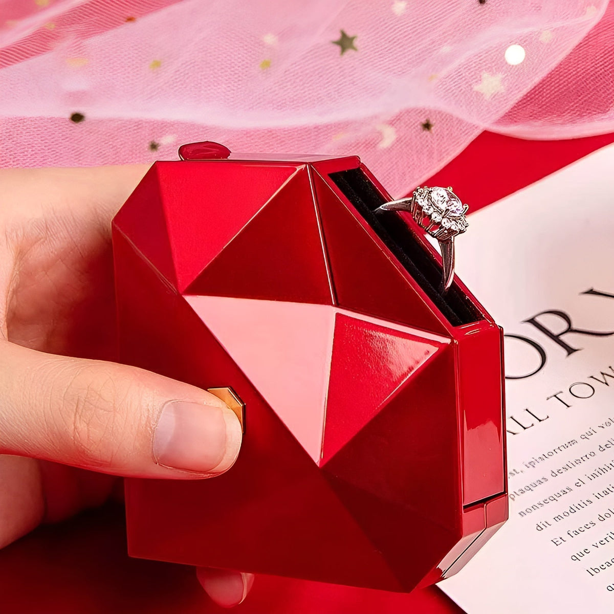 Surprise Me Hidden Ring Box