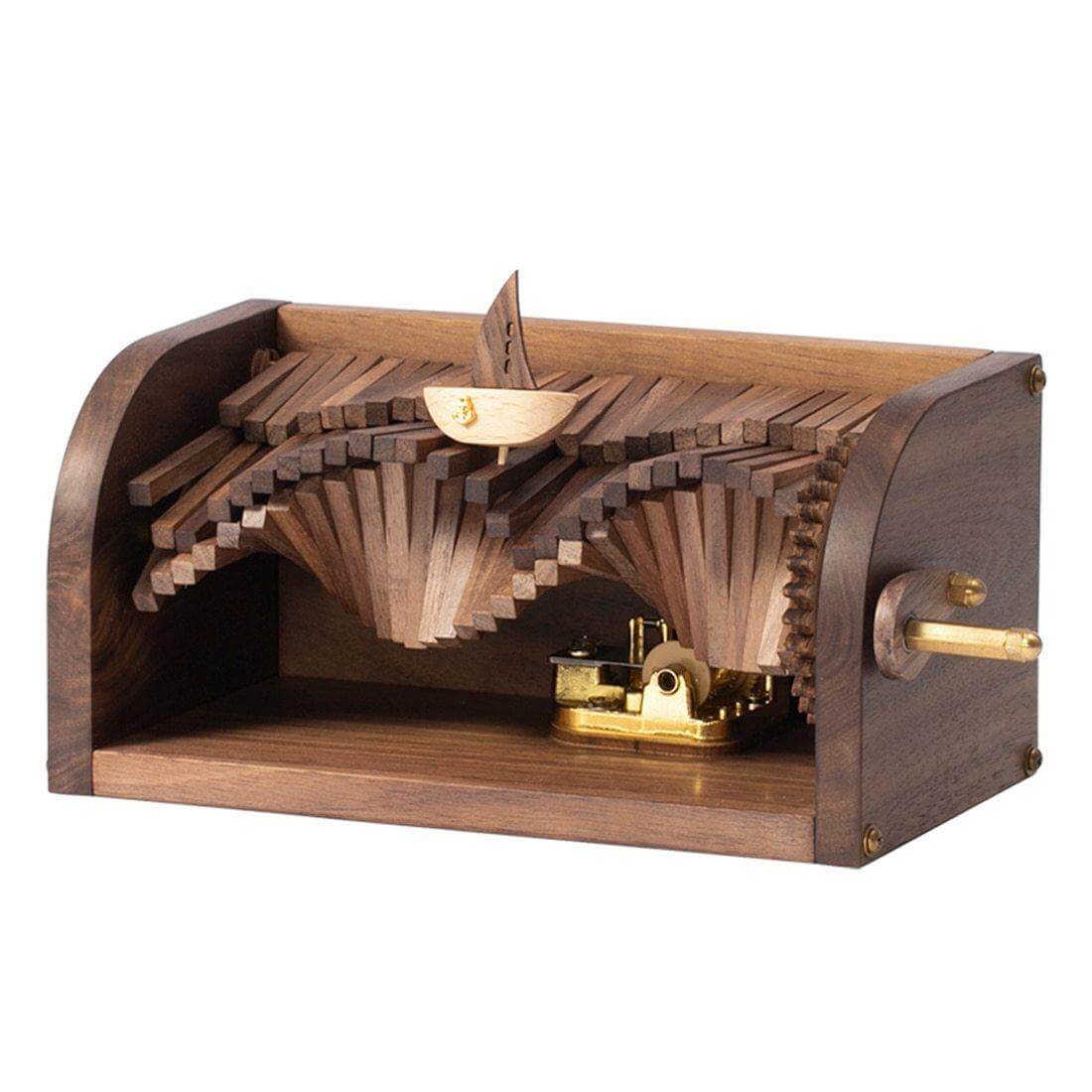 DIY Wooden Puzzle Model Music Box Kit