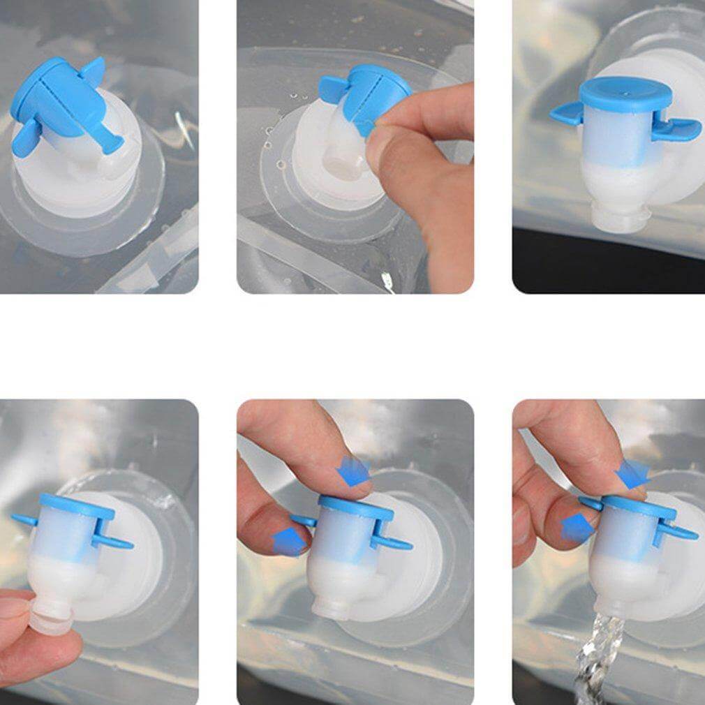 Foldable Outdoor Water Bag With Faucet