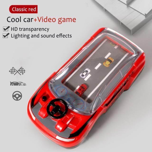 Hands on Car Racing Puzzle with Steering