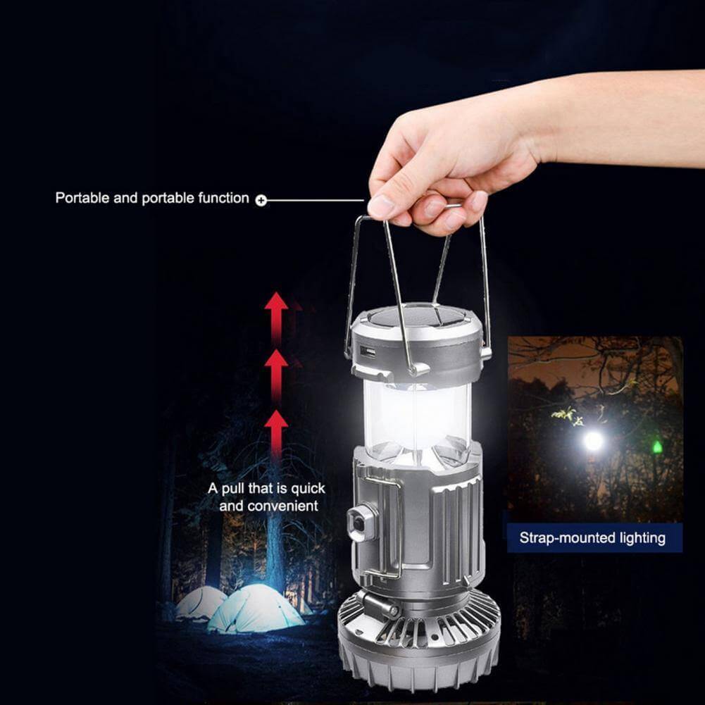 Multifunctional Waterproof Camping Power Bank Light