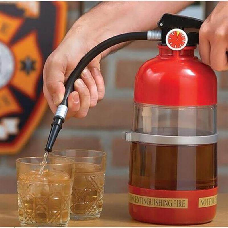 Fire Extinguisher Beverage Dispenser